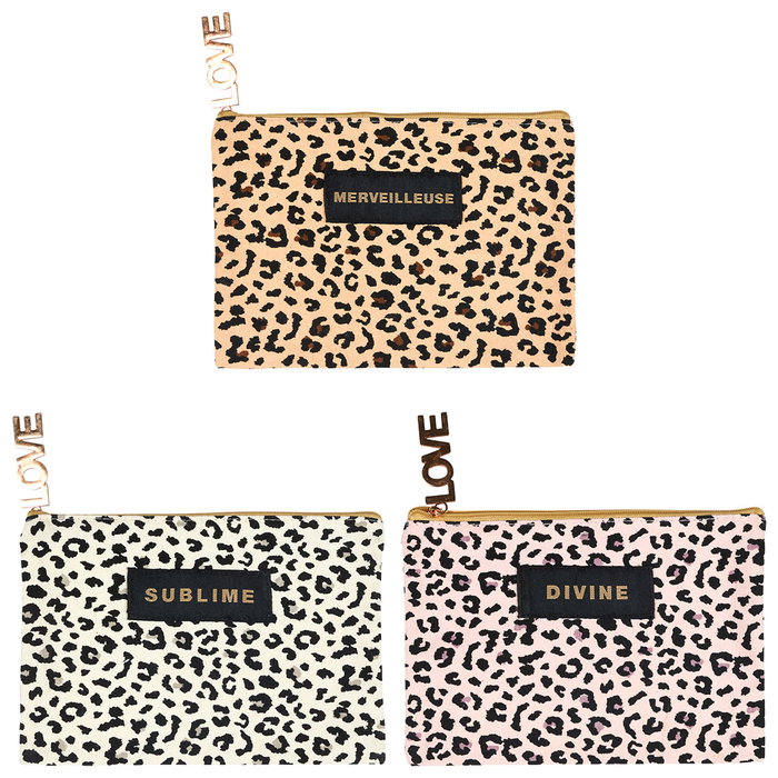 The Concept Factory Neceser Leopardo 20x14 cm