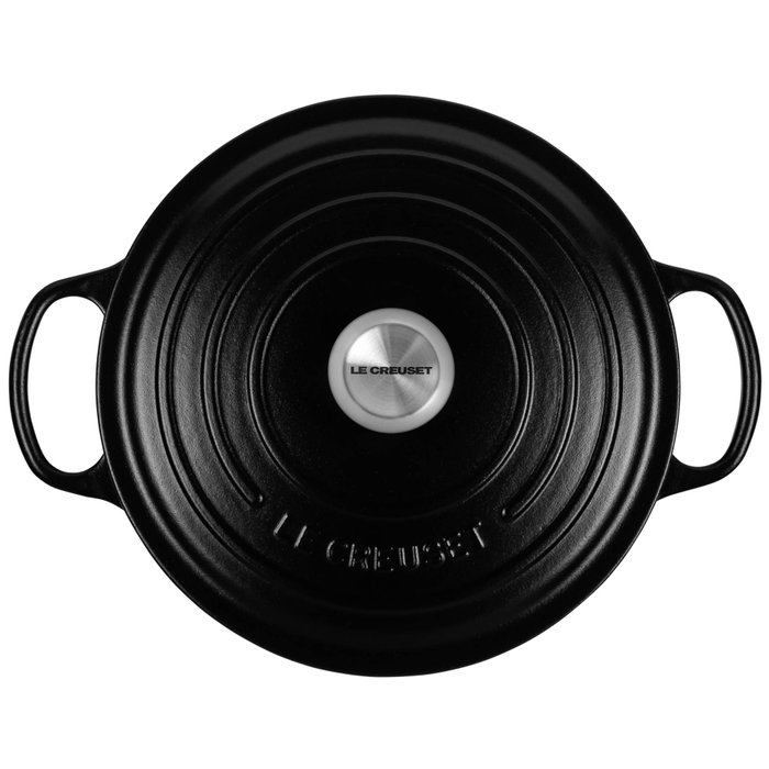Le Creuset Signature Cacerola Redonda de 26 cm Negro Le Creuset Signature Cacerola Redonda de 26 cm Negro