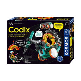 KOSMOS Codix - Juego de Construcción de Robot de Codificación Mecánico para Niños y Adultos a Partir de 8 Años, Multicolor, Necesita 2 Pilas AAA
