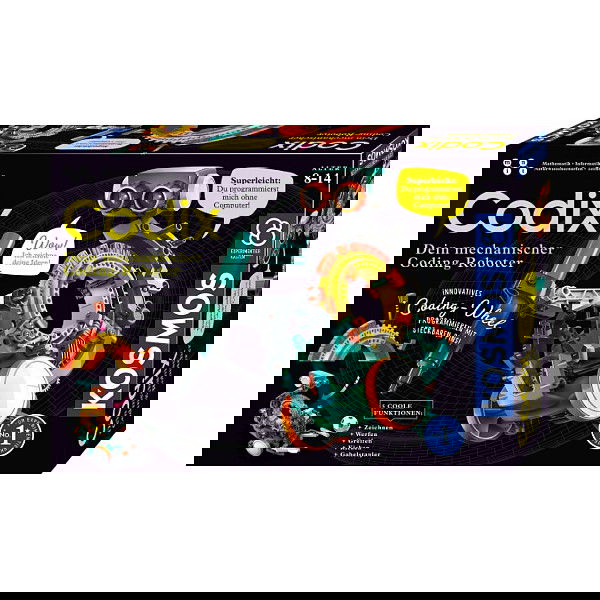 KOSMOS Codix - Juego de Construcción de Robot de Codificación Mecánico para Niños y Adultos a Partir de 8 Años, Multicolor, Necesita 2 Pilas AAA KOSMOS Codix - Juego de Construcción de Robot de Codificación Mecánico para Niños y Adultos a Partir de 8 Años, Multicolor, Necesita 2 Pilas AAA