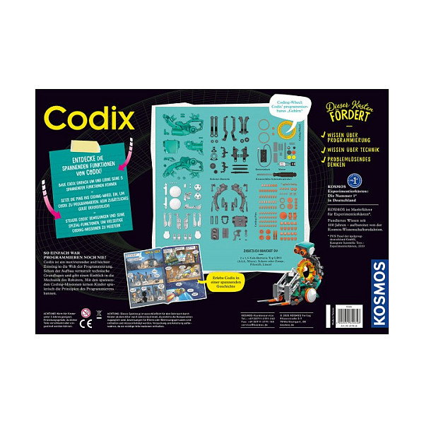 KOSMOS Codix - Tu robot de programación mecánica KOSMOS Codix - Tu robot de programación mecánica