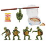 NECA Set 4 figuras Baby Turtles Las Tortugas Ninja 10cm, articuladas y con accesorios