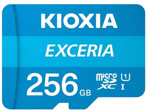 KIOXIA EXCERIA G3 256 GB MicroSDXC UHS-I Clase 10 U3 V30 160MB/s Lectura 50MB/s Escritura Azul KIOXIA EXCERIA G3 256 GB MicroSDXC UHS-I Clase 10 U3 V30 160MB/s Lectura 50MB/s Escritura Azul