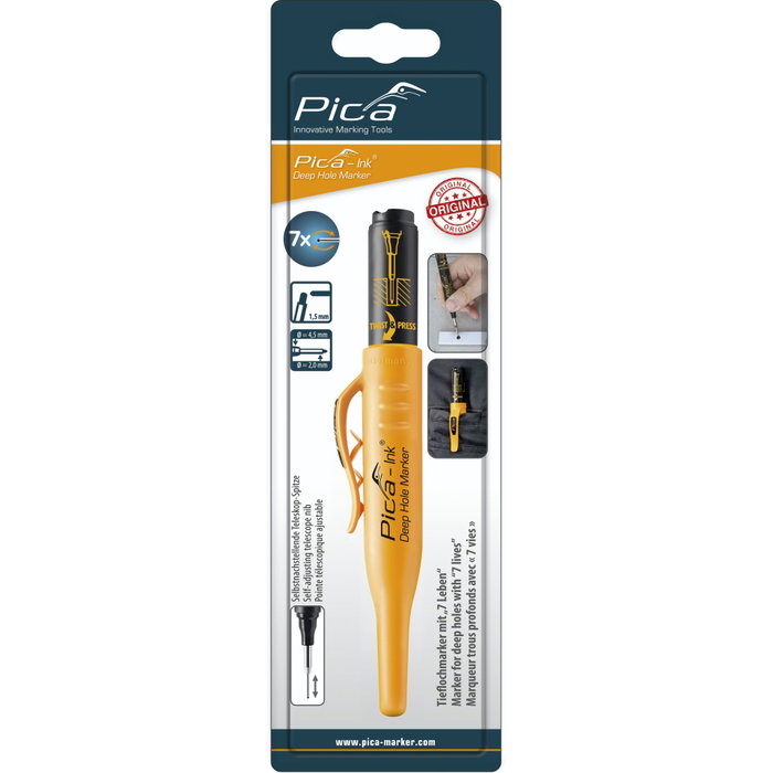 Pica INK Deep Hole Marker black SB