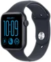 Apple Watch SE 3 GPS 44mm Midnight Aluminium Case | Navy Blue Sport Band - S/M