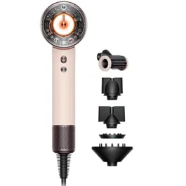 Dyson Secador Supersonic Nural - 1600W, Tecnología Iónica, Sensor Scalp Protect, Incluye Accesorios, Color Rosa Cerámico y Oro Rosa