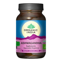ORGANIC INDIA Ashwagandha Suplemento Ayurveda Organico 90 Vegetales