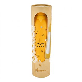 AUREA Botella térmica interior cerámico 750ml Mustard Wizard School