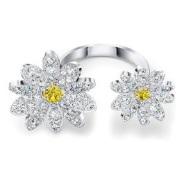 Swarovski Anillo Eternal Flower Gris Talla 52