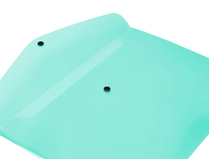 Liderpapel Carpeta Dossier con Broche de Polipropileno, Verde Manzana Opaco, Capacidad 50 Hojas, Din A4