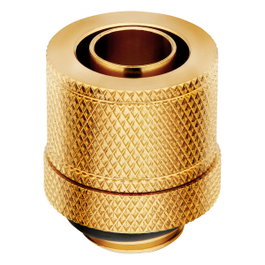 Corsair Hydro X Series XF Compression G1/4 13/10 Fittings Pack de 4 - dorado