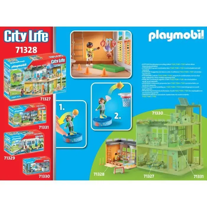 Playmobil 71328 Polideportivo City Life Mundo escolar Amor por aprender