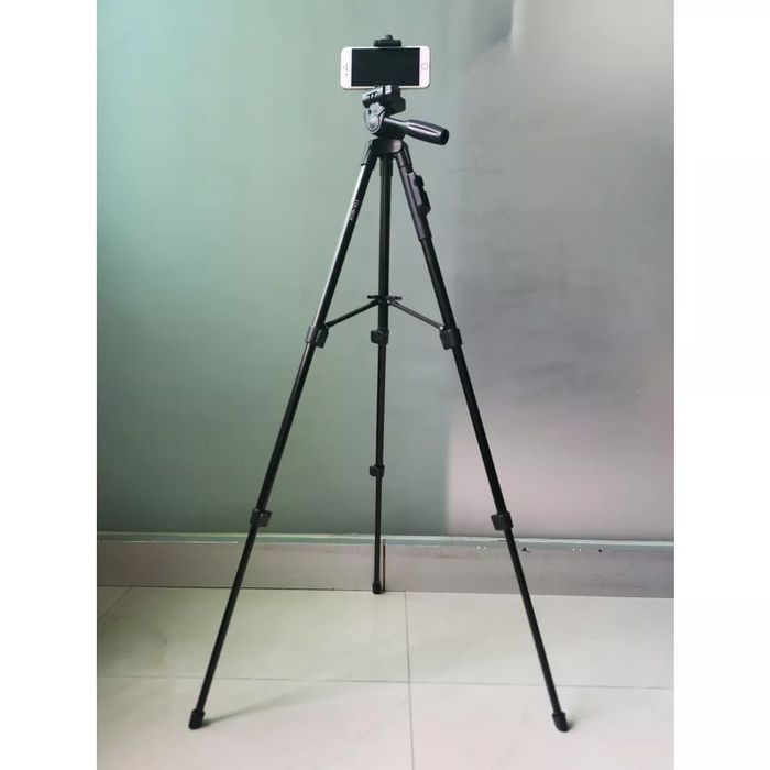 CoreParts VCT-618N Trípode para Cámaras y Teléfonos 4-7 pulgadas, Altura Ajustable 51-180cm