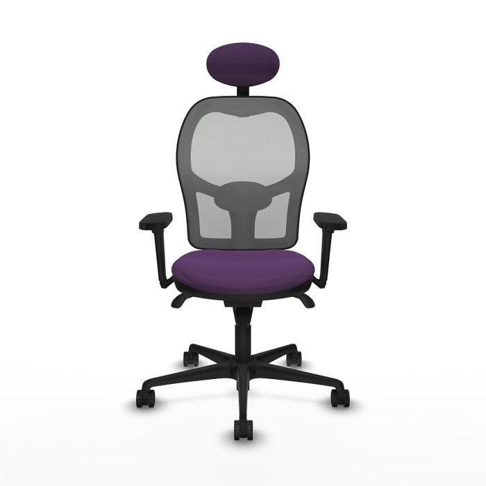 PIQUERAS Y CRESPO Silla de oficina Jorquera Morado y Gris