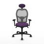 PIQUERAS Y CRESPO Silla de oficina Jorquera Morado y Gris