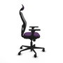 PIQUERAS Y CRESPO Silla de oficina Jorquera Morado y Gris