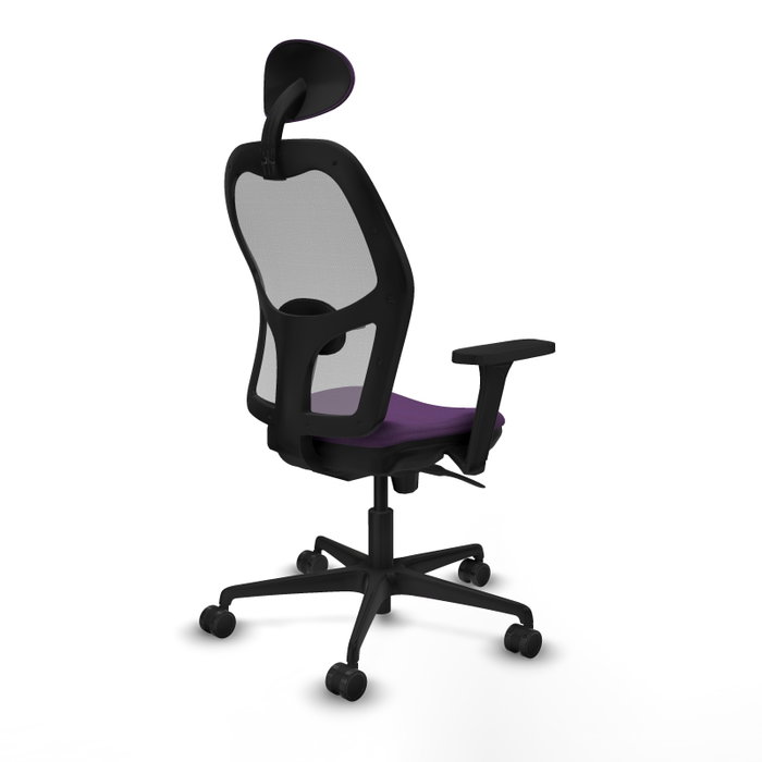 PIQUERAS Y CRESPO Silla de oficina Jorquera Morado y Gris