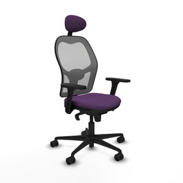 PIQUERAS Y CRESPO Silla de oficina Jorquera Morado y Gris