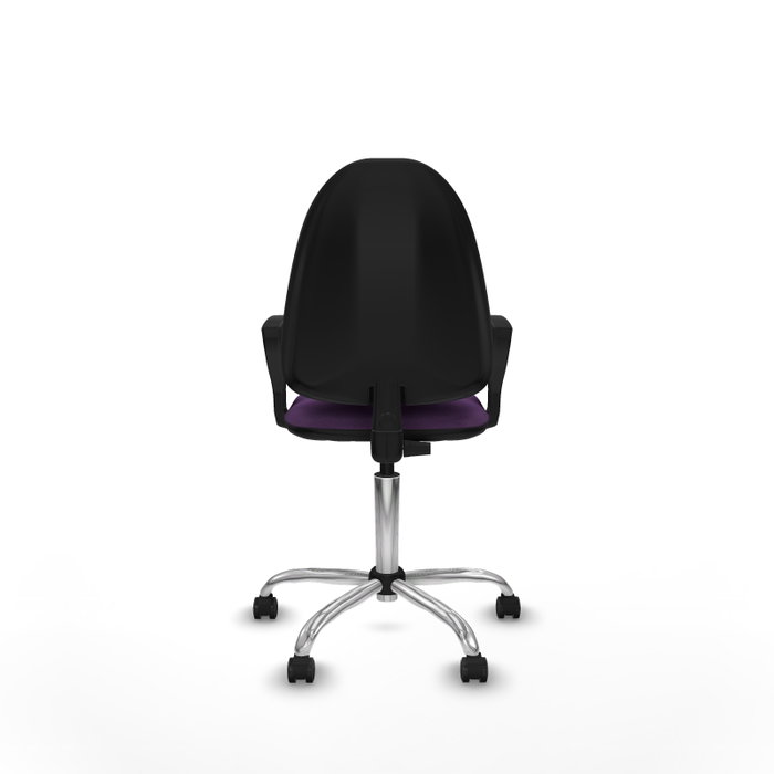 PIQUERAS Y CRESPO Silla de oficina Aýna Morada con Brazos Fijos