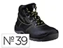 Deltaplus Botas de seguridad en piel crupón S1P SRC, suela PU bi-densidad, color negro, talla 39