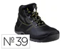 Deltaplus Botas de seguridad en piel crupón S1P SRC, suela PU bi-densidad, color negro, talla 39