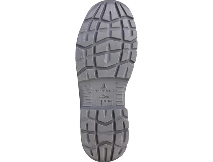 Deltaplus Botas de seguridad en piel crupón S1P SRC, suela PU bi-densidad, color negro, talla 39