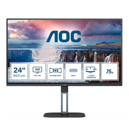 AOC 24V5CE/BK Monitor IPS Full HD 23.8 pulg con USB-C y HDMI