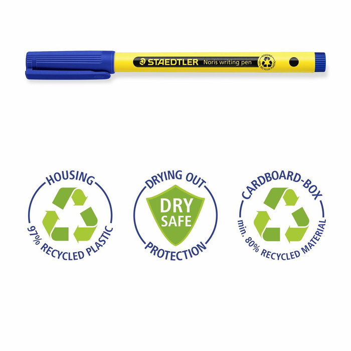 Staedtler Noris Writing Pen 307 Punta F Colores Surtidos Estuche 10 ud
