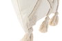 DKD Home Decor Cojín de Poliéster 50x30 cm Crudo con Aplicaciones (Pack de 2)