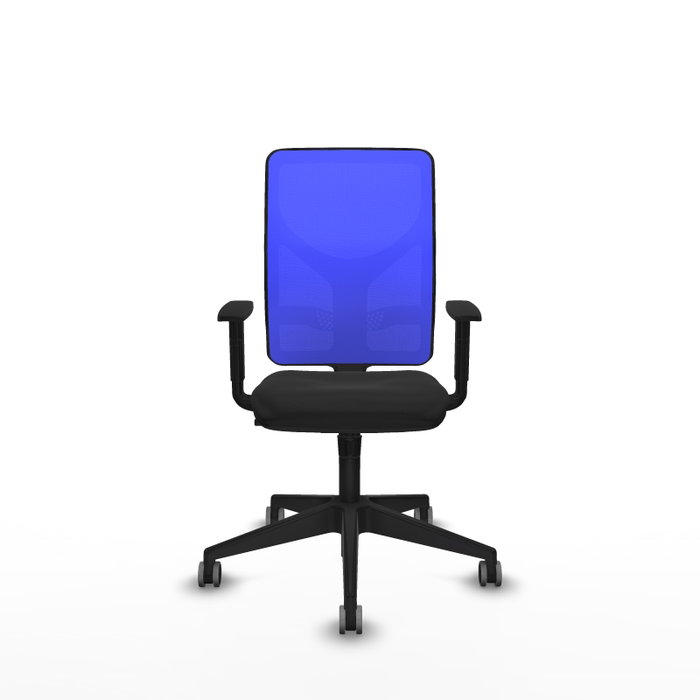 PIQUERAS Y CRESPO Silla de oficina Motilla con mecanismo Sincro, Negro y Azul PIQUERAS Y CRESPO Silla de oficina Motilla con mecanismo Sincro, Negro y Azul