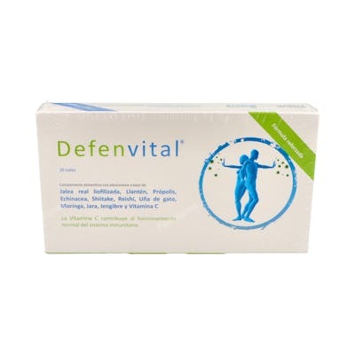 Margan Defenvital 20 Viales, Complemento Alimenticio con Vitamina C para el Sistema Inmunitario Margan Defenvital 20 Viales, Complemento Alimenticio con Vitamina C para el Sistema Inmunitario