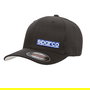Sparco S01357NR4LXL Gorra Flexfit Original Negro Talla L-XL