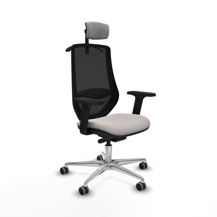 PIQUERAS Y CRESPO Silla de oficina Mardos con mecanismo Sincro/Traslack Blanco/Negro PIQUERAS Y CRESPO Silla de oficina Mardos con mecanismo Sincro/Traslack Blanco/Negro