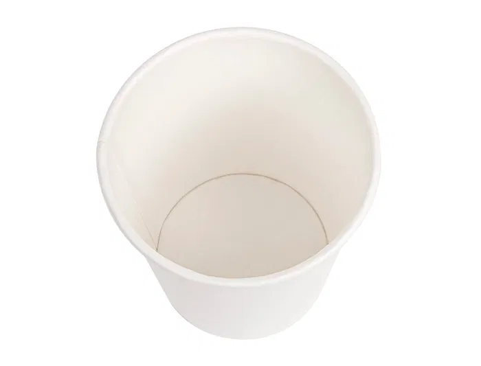 Blanca Vaso Termico Carton Blanco 240 cc Paquete de 50 Unidades