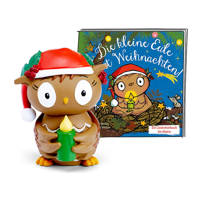 Tonies Tonie Die kleine Eule feiert Weihnachten 01-0095, Caja Musical de Juguete con Figura Multicolor para Toniebox