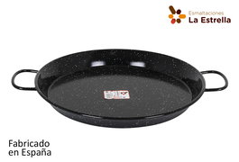 La Estrella Paellera Valenciana Jaspeada 40 cm (8 Unidades)