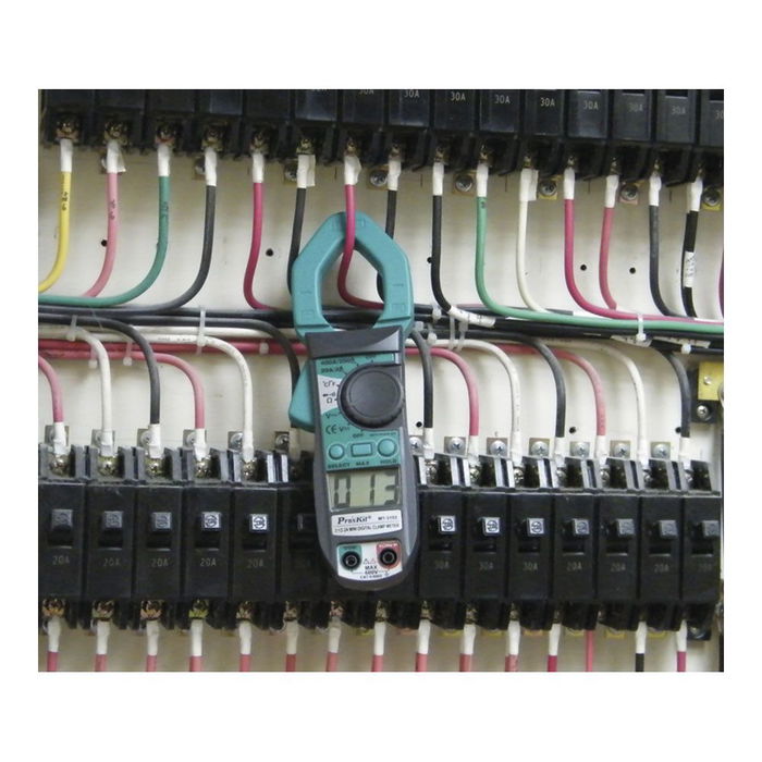 Proskit Pinza Amperimétrica Multifunción MUL016 400A CA Voltaje CC/CA Resistencia Continuidad Temperatura