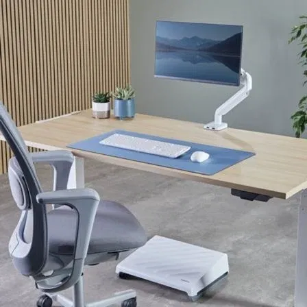 Fellowes 100139322 Alfombrilla Escritorio XL 80x40 cm Azul Tela Antibacteriana Microban Fellowes 100139322 Alfombrilla Escritorio XL 80x40 cm Azul Tela Antibacteriana Microban