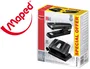 Maped Kit Essentials Metal: Grapadora de 25 hojas y Perforadora de 2 agujeros Negro