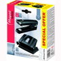 Maped Kit Essentials Metal: Grapadora de 25 hojas y Perforadora de 2 agujeros Negro