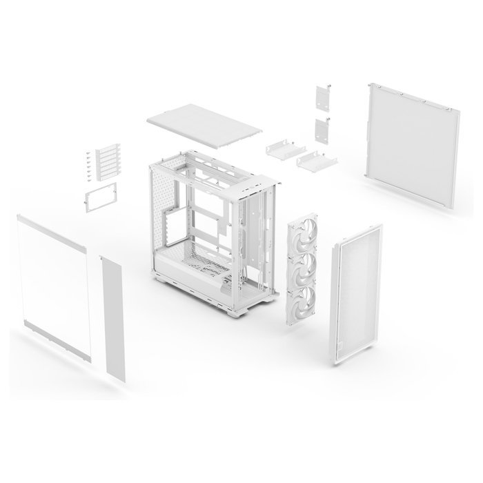 Fractal Design Midi Epoch XL White TG Clear tint Fractal Design Midi Epoch XL White TG Clear tint