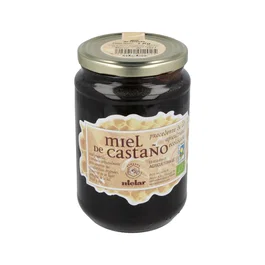 MIELAR Miel de Castaño 1Kg Bio de Galicia Sabor Intenso y Aromas a Flor y Madera