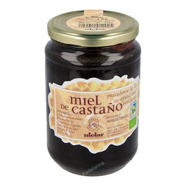 MIELAR Miel de Castaño 1Kg Bio de Galicia Sabor Intenso y Aromas a Flor y Madera