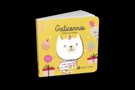 GATO DE HOJALATA Gaticornio festeja con amigos ('Amigos Squishy')