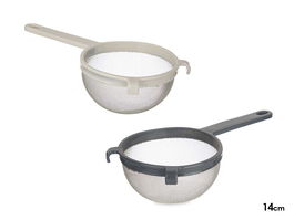 Kinvara Colador de Plástico y Metal 14 cm Surtidos (Set de 12)