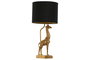 DKD Home Decor Lámpara de Sobremesa Jirafa Dorado y Negro
