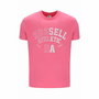 Camiseta de Manga Corta Hombre Russell Athletic AMT A40071 Rosa