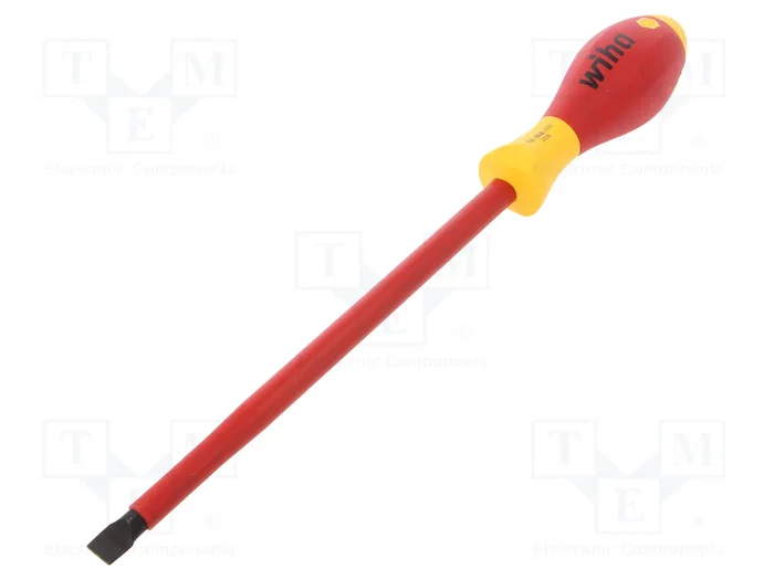 WIHA Destornillador plano aislado 10x1,6 mm 200 mm WIHA Destornillador plano aislado 10x1,6 mm 200 mm