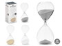 Giftdecor Reloj de Arena 20 cm Surtido Neutro 30 Minutos Aproximado Vidrio y Arena (Set de 12)