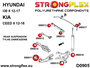 StrongFlex STF090014A Trasero Inferior Brazo Interior Bushing Sport para Hyundai I30 II GD Kia Cee'd JD